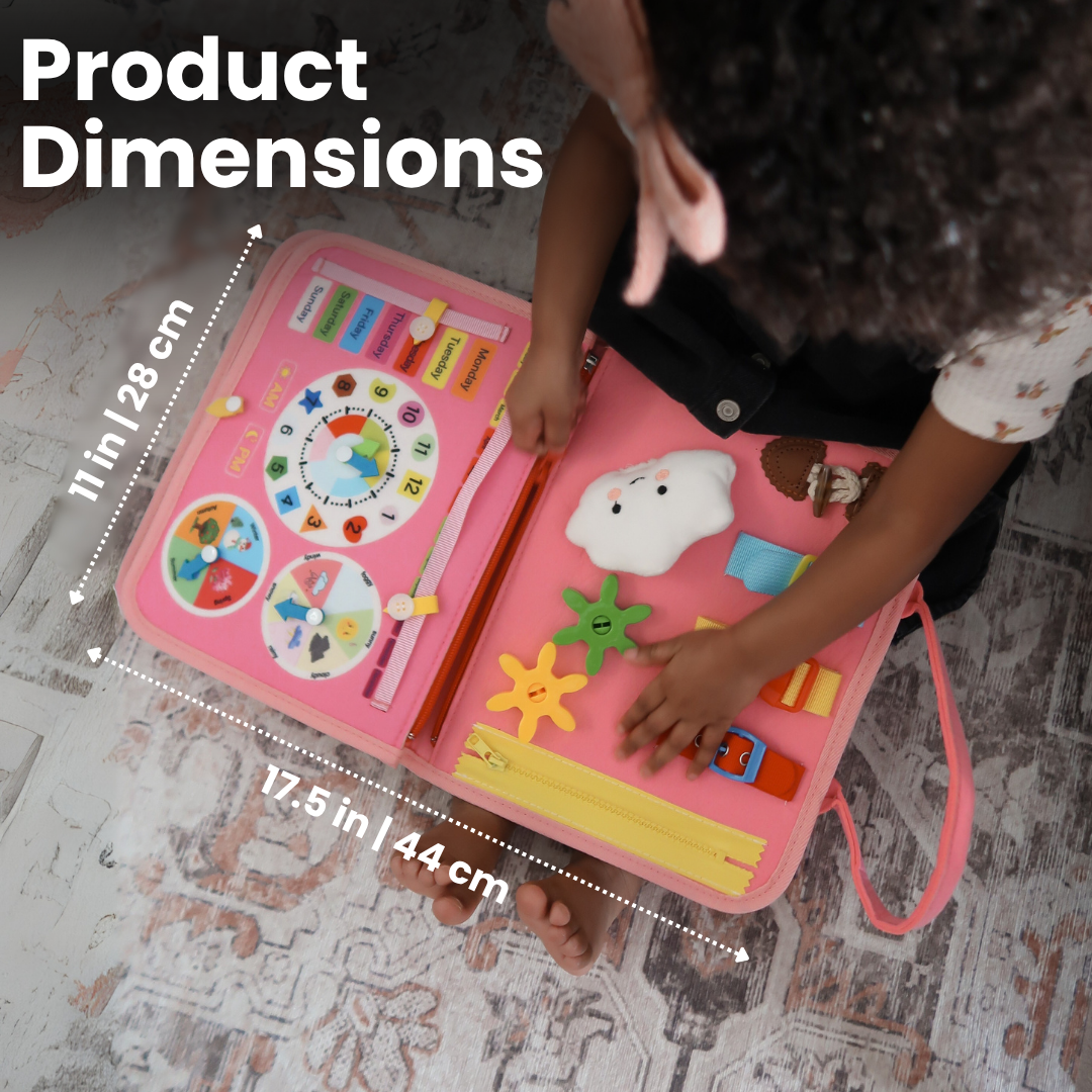 Skillio™ Montessori Busy Bord - Spielerisch schlauer werden