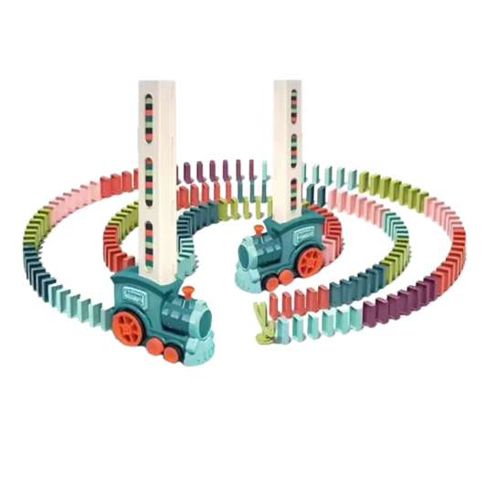 Selbstfahrender Dominozug