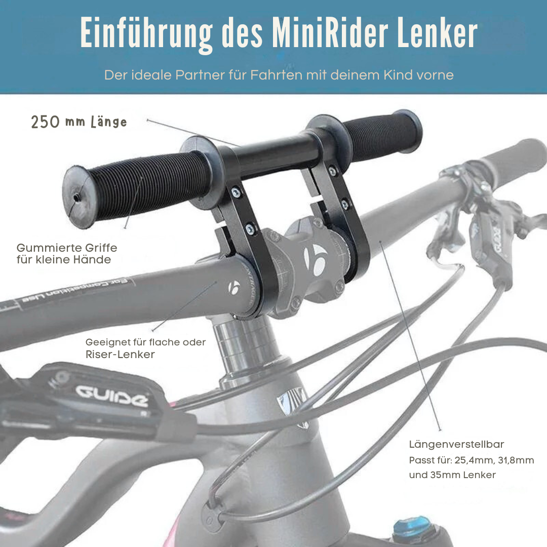 MiniRider | Ganz nah bei Ihrem Kind, auf einem gemeinsamen Abenteuer