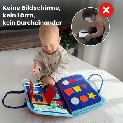 Skillio™ Montessori Busy Bord - Spielerisch schlauer werden