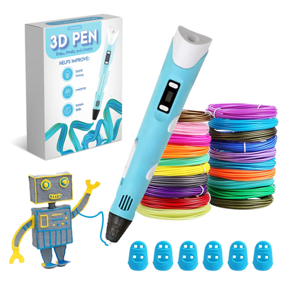 3D-Stift-Starterpaket – 10 Farben Filament
