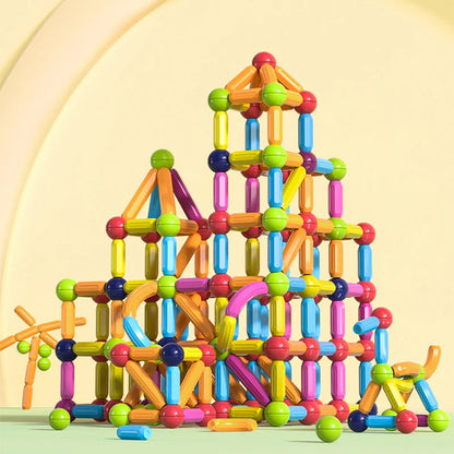 Magnetisches Montessori-Puzzle Lernspielzeug Ab 4 Jahre – Kreatives Spielzeug aus ABS-Kunststoff für Problemlösung und Kreativität 6