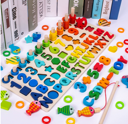 Woods™ | Entwickeln Sie die Fähigkeiten – Montessori-Holzspielbrett